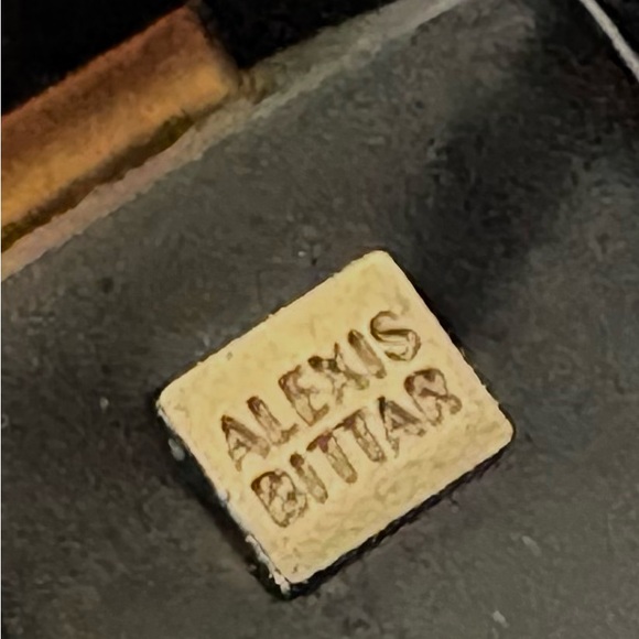 Alexis Bittar Lucite Hinged Cuff Bracelet crystal and brilliant green - Picture 2 of 7